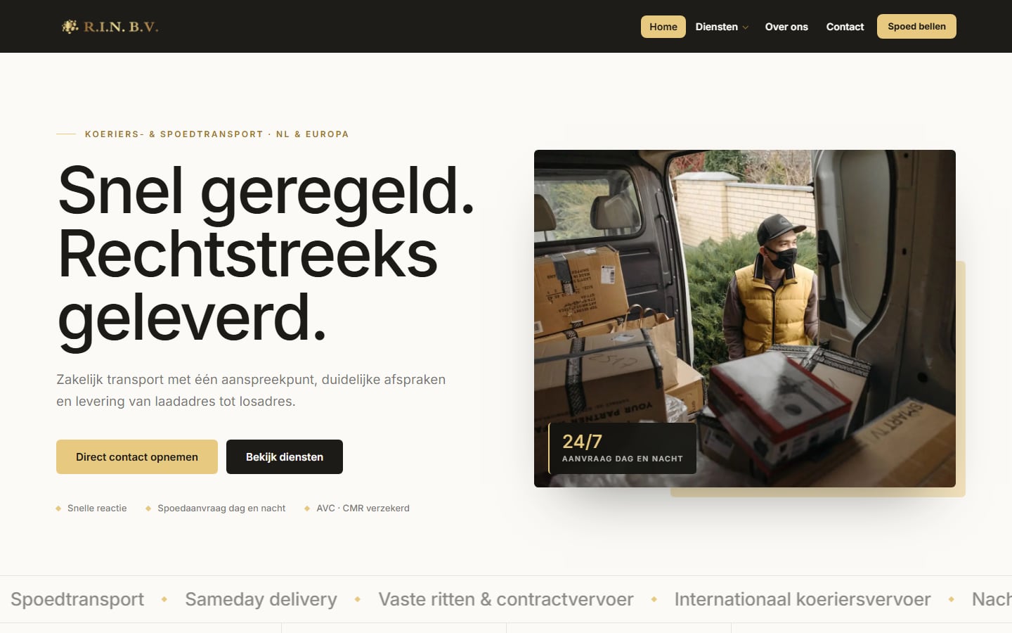 R.I.N. B.V. — Transport & logistiek screenshot 1