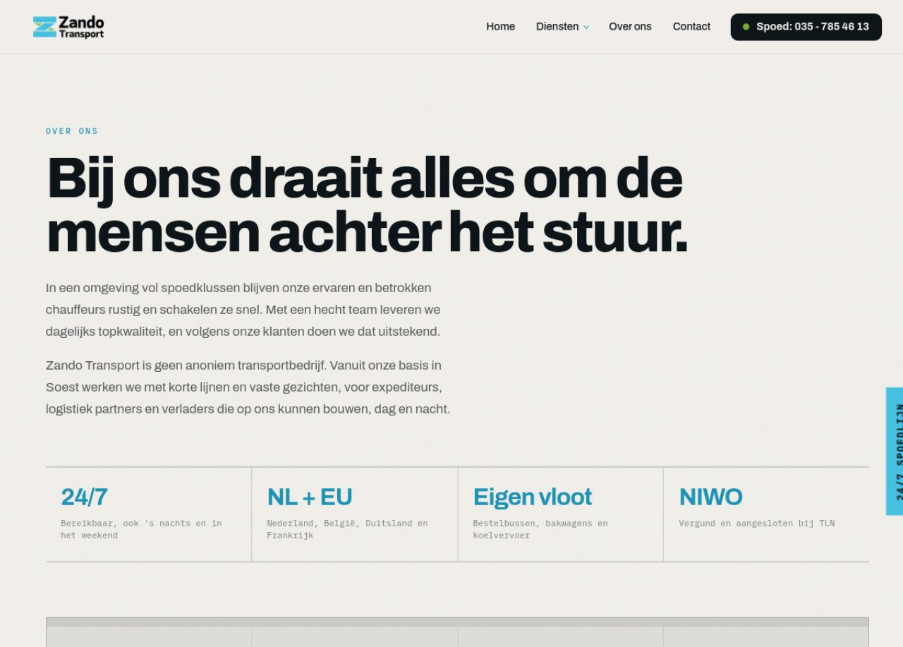 Zando Transport — Transport & logistiek screenshot 2